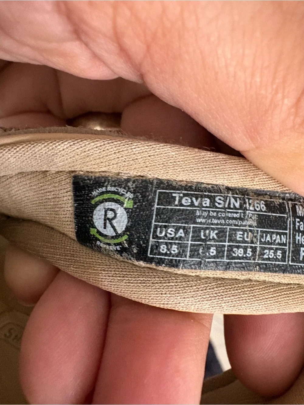 Teva footbed multiple comfortable